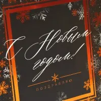 Пакет «Поздравляю с Новым годом!», 18 х 23 х 10 см