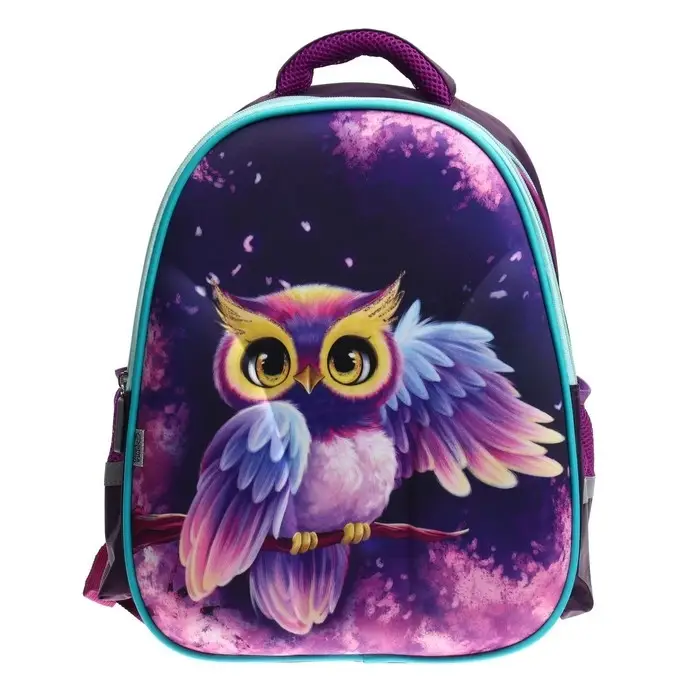 Рюкзак каркасный школьный, 39 х 30 х 14 см, Calligrata Рюкзак каркасный школьный, 39 х 30 х 14 см, Calligrata "Сова"