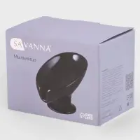 Мыльница SAVANNA Essence, керамика, чёрная