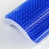 Массажёр - чесалка на угол, размер S, 13.5&times;9&times;5 см, с кошачьей мятой, синий