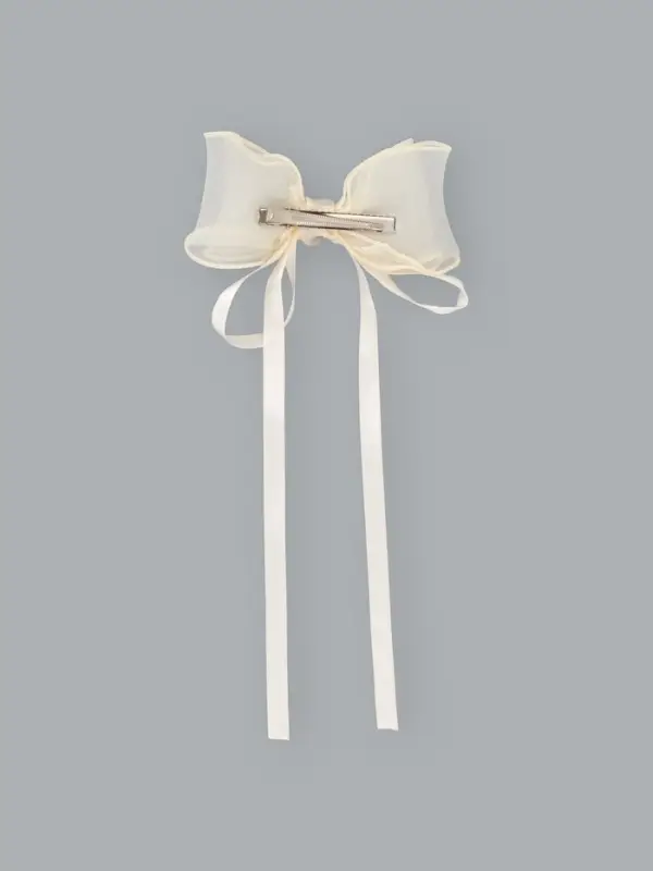 Бант для волос на заколке с лентами, жёлтый, Винкс