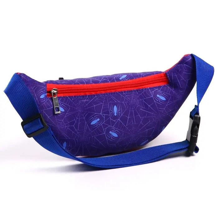 Сумка поясная детская для мальчика, &laquo;Паук&raquo;