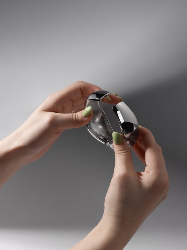 Браслет металл «Манжета» мятый, цвет серебро Браслет металл «Манжета» мятый, цвет серебро