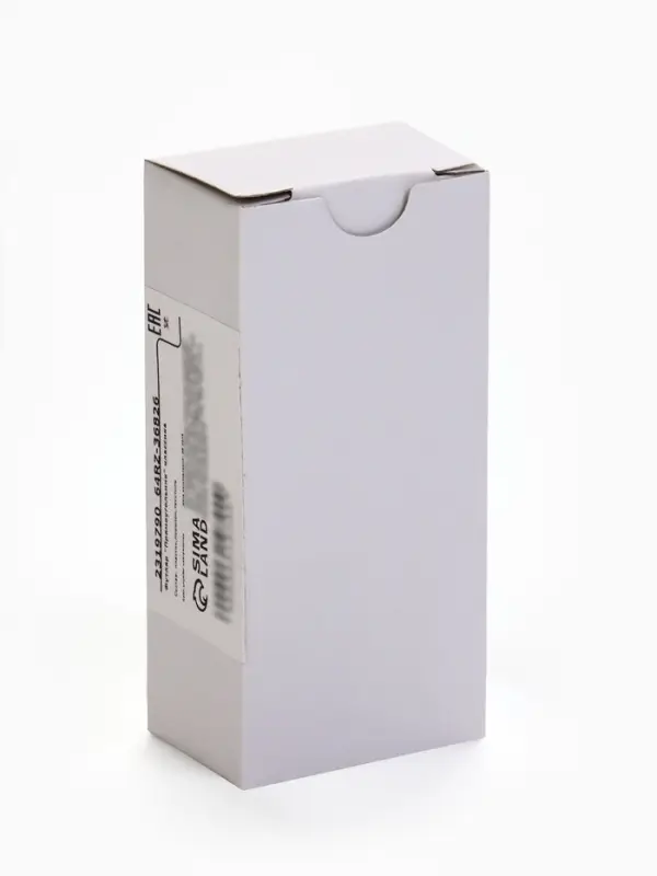 Футляр бархатный под зажим для галстука &laquo;Прямоугольник&raquo; классика 9&times;4.2 см, красный, вставка чёрная