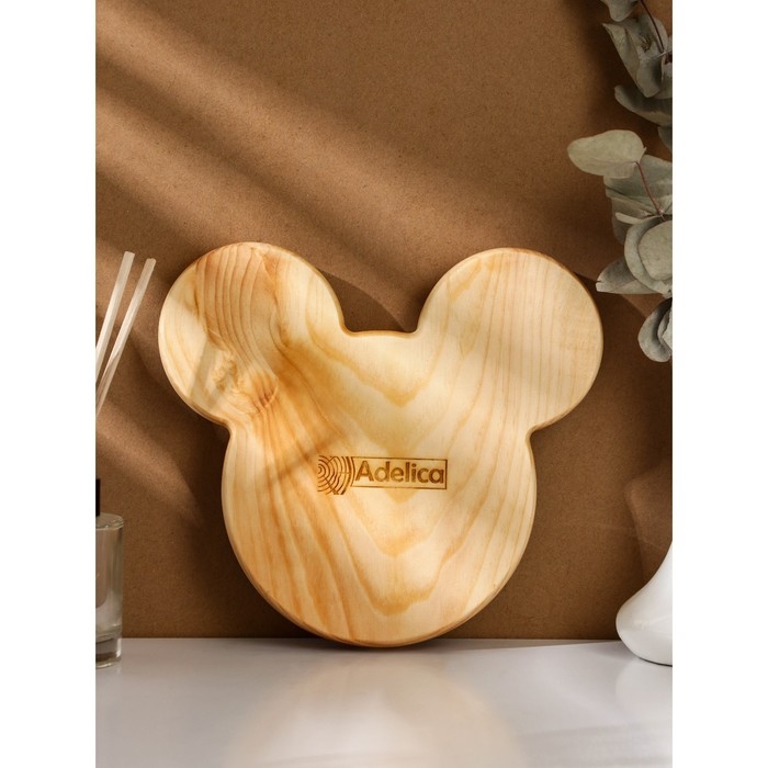 Менажница авторская Adelica «Чудеса случаются», 19×21×2,2 см, цельный массив кедра Менажница авторская Adelica «Чудеса случаются», 19×21×2,2 см, цельный массив кедра