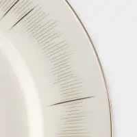 Тарелка WY Golden rays, d=27 см, фарфор, белая
