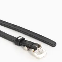 Ремень женский тонкий, 110&times;1.3 см, с пряжкой металл, чёрный