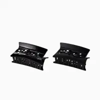 Крабик для волос &laquo;Ночка&raquo;, цветы, 6.8 см, матовый и глянец, МИКС