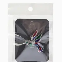 Брошь &laquo;Птица&raquo; голубка, цветная в серебре