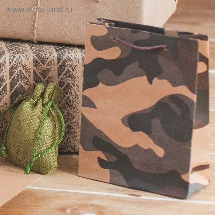 Мешочек подарочный из холщи, зелёный, 7 х 9 см Мешочек подарочный из холщи, зелёный, 7 х 9 см