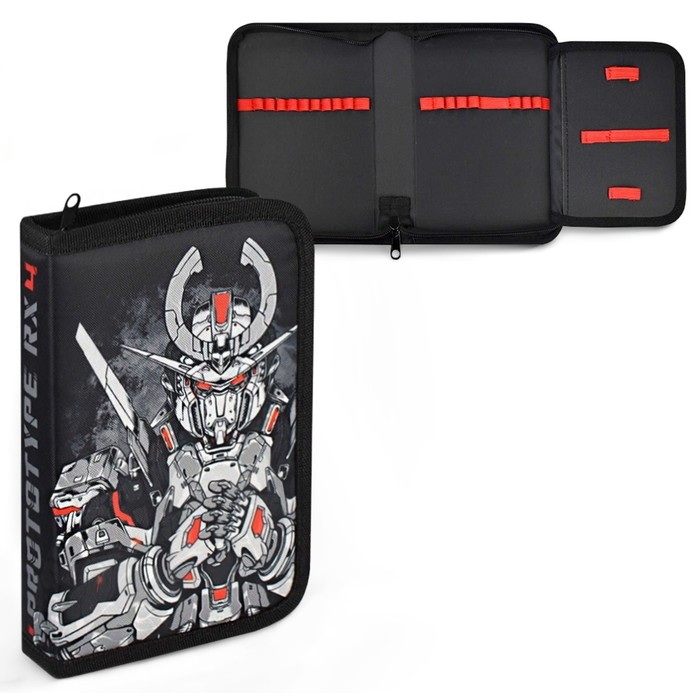 Пенал 1 секция, 133 х 200 х 35 мм, текстильный, Феникс Пенал 1 секция, 133 х 200 х 35 мм, текстильный, Феникс "Робот"