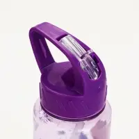 Бутылка пластиковая с трубочкой-непроливайкой &laquo;Снежная принцесса&raquo;, 750 мл