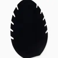 Подставка под кулоны и цепочки &laquo;QF. Овал&raquo;, 5 мест, 20&times;1.5&times;28 см, чёрная