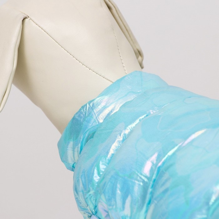 Куртка для собак двухсторонняя с утяжкой,размер 16(ДС 36 см,ОГ 46 см,ОШ 35 см),голубая Куртка для собак двухсторонняя с утяжкой,размер 16(ДС 36 см,ОГ 46 см,ОШ 35 см),голубая