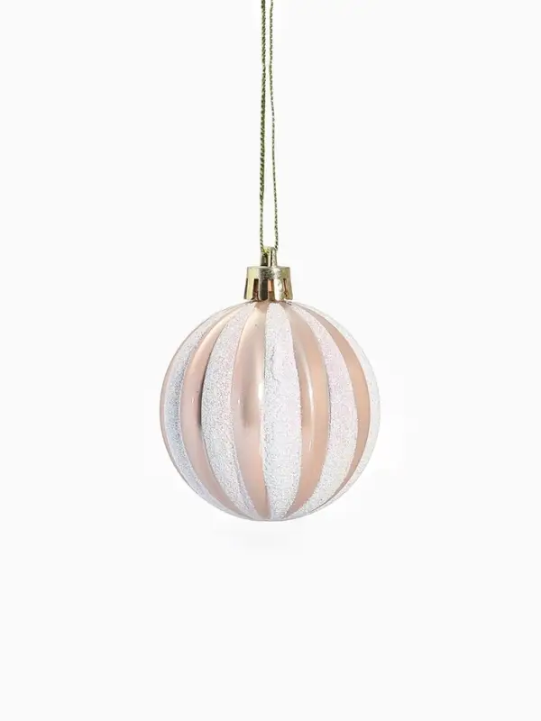 Набор украшений пластик 11 шт Набор украшений пластик 11 шт "Чудеса" 6 см, кремовый