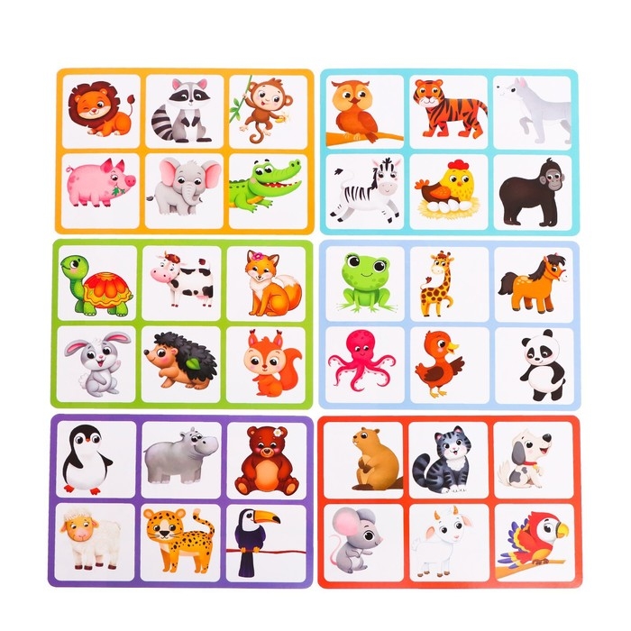 Развивающая игра IQ-лото «Мамы и малыши», 2 игрока, 3+ Развивающая игра IQ-лото «Мамы и малыши», 2 игрока, 3+