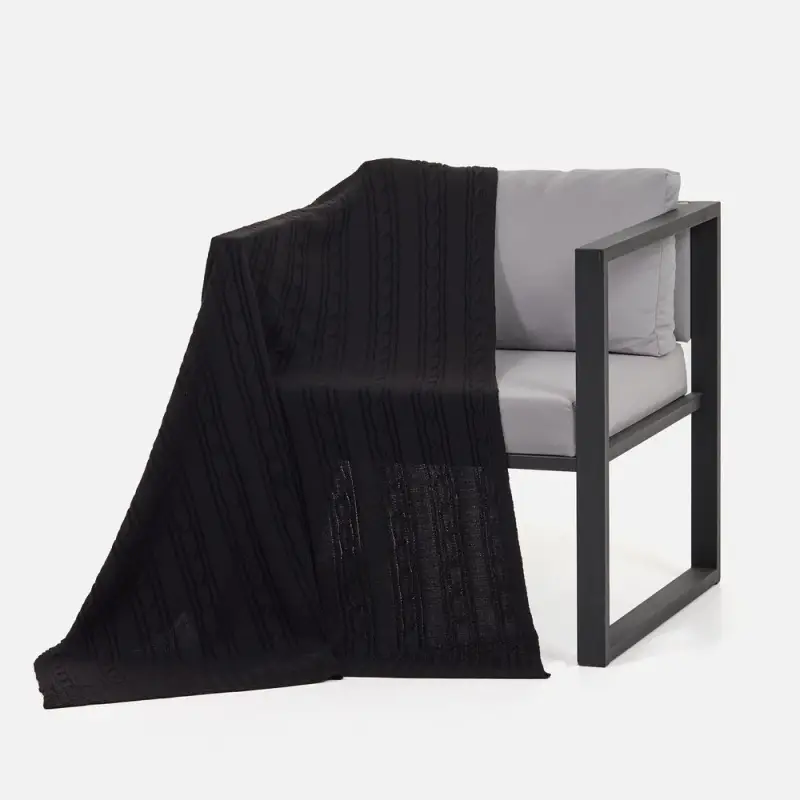 Плед Remitti, черный Плед Remitti, черный