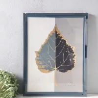 Фоторамка пластик 30х40 см "Остин" иссиня-чёрный 44,2х34,2х1,5 см