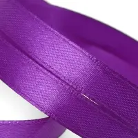 Лента атласная, 10 мм, 23±1 м, тёмно-фиолетовая