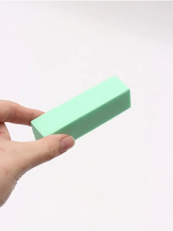 Баф наждачный для ногтей, четырёхсторонний, 9&times;2.5&times;2.5 см, МИКС