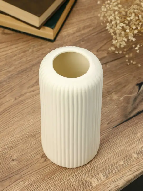 Ваза керамика настольная Ваза керамика настольная "Флоранс классик" 20х9,5х7 см, белый