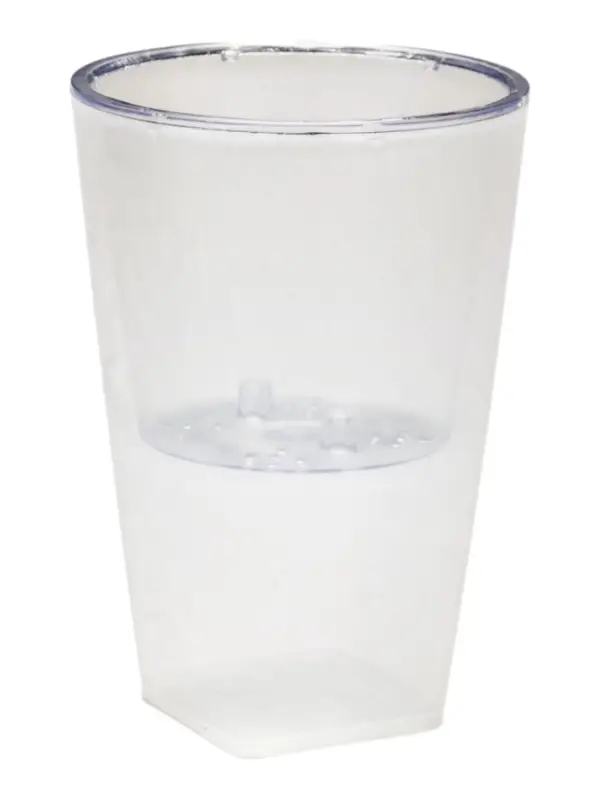 Горшок для цветов d=125 мм "Грейс", цвет прозрачный