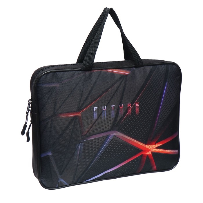 Папка с ручками текстильная А4, 370 х 280 х 60 мм, Stavia Папка с ручками текстильная А4, 370 х 280 х 60 мм, Stavia "Future"