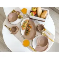 Блюдо керамическое &laquo;Монблан&raquo;, 23&times;34 см, ручная работа