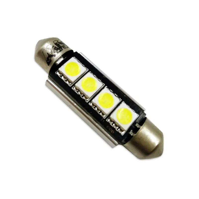 C006 T11/белый/ (SV8,5) CANBUS 4SMD5050 42 мм 12V.
