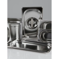 Гастроемкость LUXSTAHL нерж.сталь, GN 1/1, 53х32,5х4см, (га02)