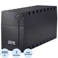 ИБП Powercom Raptor RPT-1000A EURO, лин-инт., 1000ВА/600Вт,3 EURO