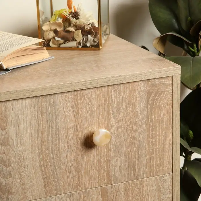 Ручка-кнопка CAPPIO, d=33 мм, акрил, цвет карамельный