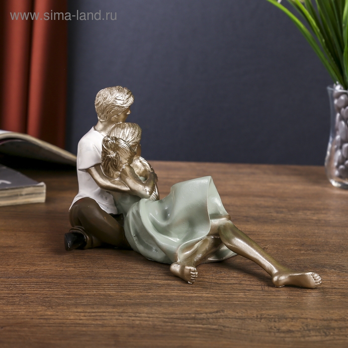 Сувенир полистоун  Сувенир полистоун "Влюблённая парочка" 11,5х21х9 см