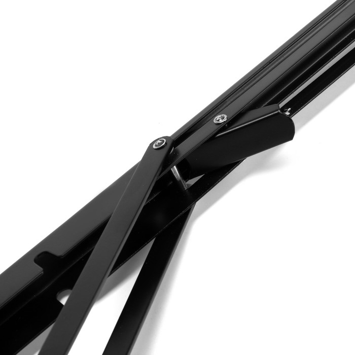 Кронштейн складной для столов и полок ТУНДРА, K001, 2 шт, длина 350 мм, сталь цвет черный Кронштейн складной для столов и полок ТУНДРА, K001, 2 шт, длина 350 мм, сталь цвет черный