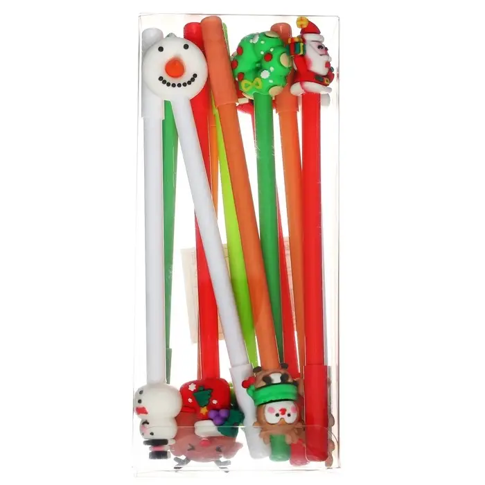 Ручка-прикол Calligrata &laquo;Новый год&raquo;, чёрный стержень, гелевая, подарочная, МИКС