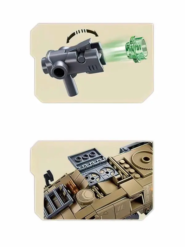 Конструктор Sluban &laquo;Армия. Бронетранспортёр Stryker&raquo;, 320 деталей