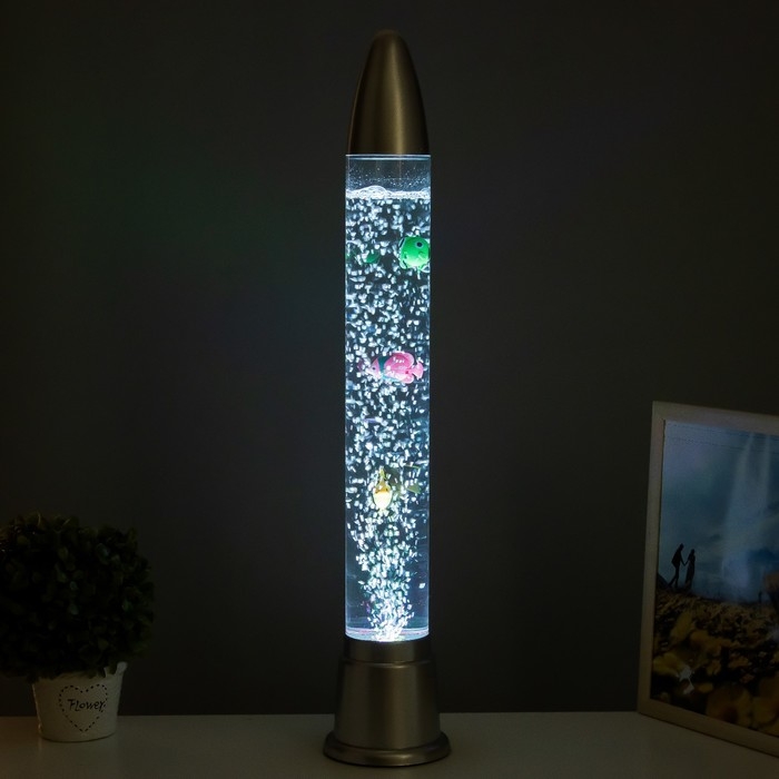 Светильник  Светильник "Ракета" LED, лава, аквариум, h=70 см
