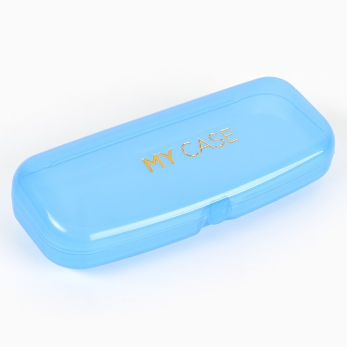 Футляр для очков My case, голубой, 15,5 х 5,2 х 3,5 см Футляр для очков My case, голубой, 15,5 х 5,2 х 3,5 см