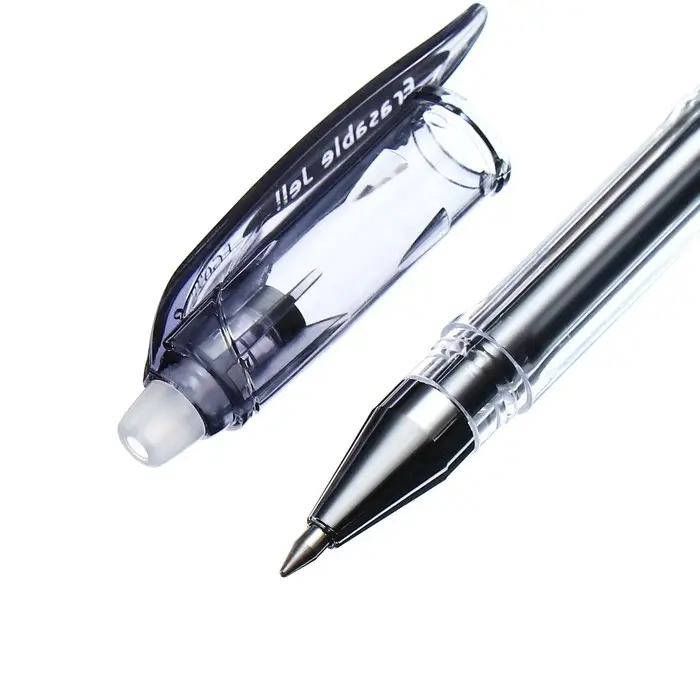 Ручка гелевая стираемая Crown "Erasable Jel", узел 0.5 мм, чернила черные