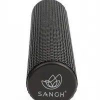 Ролик массажный Sangh, 60&times;15 см, чёрный