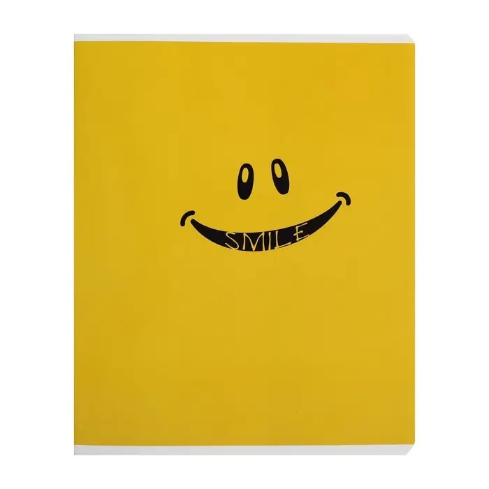 Тетрадь 48 листов в клетку &laquo;Смайлы&raquo;, обложка мелованный картон, УФ лак, блок офсет, МИКС
