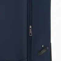 Чемодан на колёсах TEXTURA, кодовый замок, с увеличением, 42&times;26&times;68 см, 24", синий