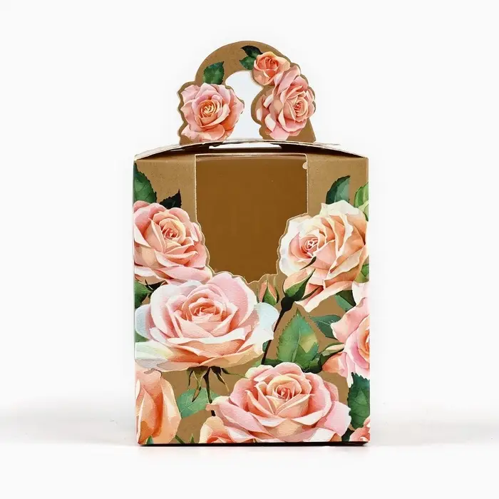 Коробка сборная «Для тебя» 9 х 11 х 9 см