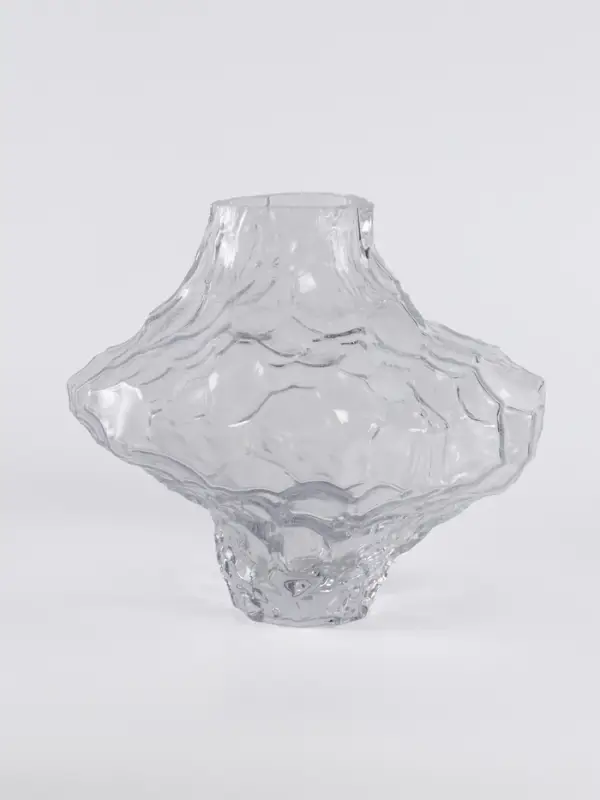 Ваза «Джино», 21×25 см, стекло, прозрачная