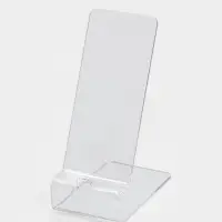 Подставка под телефон 8&times;12.5&times;5 см, оргстекло 2 мм, прозрачная
