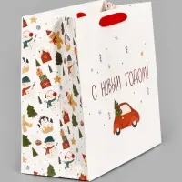 Пакет подарочный ламинированный квадратный «Волшебного», 22×22×11 см Пакет подарочный ламинированный квадратный «Волшебного», 22×22×11 см