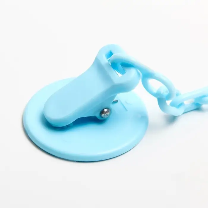 Держатель для соски - пустышки «Сыночек», на цепочке, цвет голубой Держатель для соски - пустышки «Сыночек», на цепочке, цвет голубой