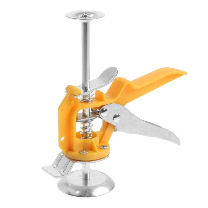 Регулятор высоты плитки ТУНДРА, пластиковая ручка, диапазон 10 - 95 мм Регулятор высоты плитки ТУНДРА, пластиковая ручка, диапазон 10 - 95 мм