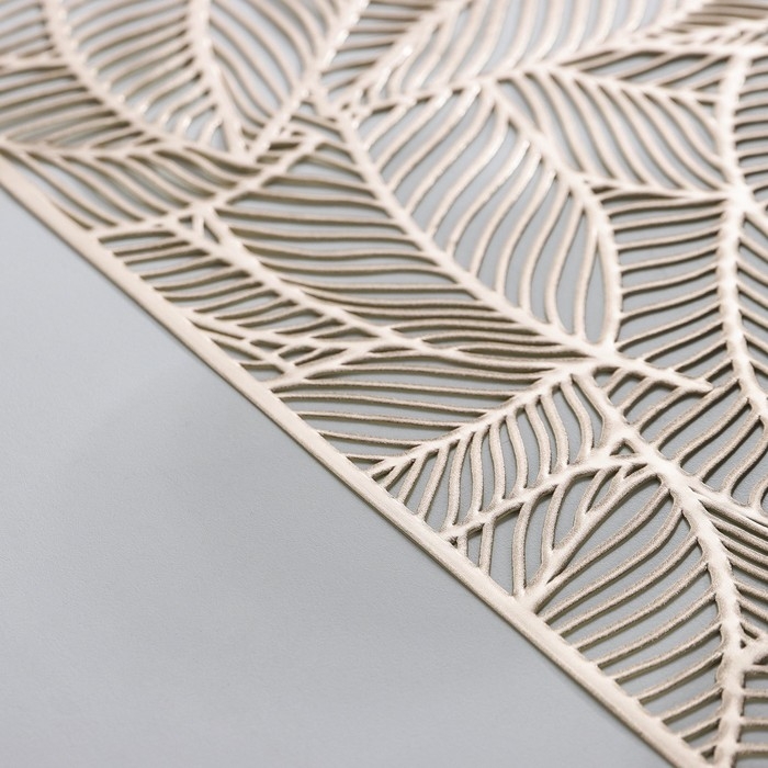 Дорожка на стол Доляна «Листопад», 30×150 см, цвет золотой Дорожка на стол Доляна «Листопад», 30×150 см, цвет золотой