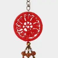 Брелок "Ловец снов" 19 см, цв. красный Брелок "Ловец снов" 19 см, цв. красный